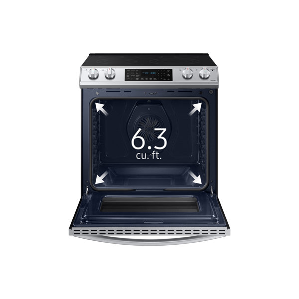 Samsung 30" 6.3 cu. ft Smart Slidein Electric Range & Reviews Wayfair